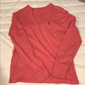 Pink full sleeve Polo Shirt